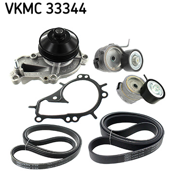 SKF VKMC 33344 Wasserpumpe + Keilrippenriemensatz
